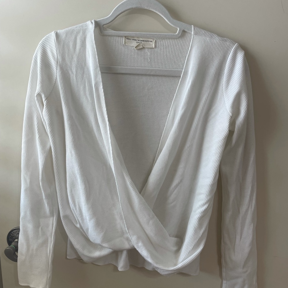 Long Sleeve Cross Top